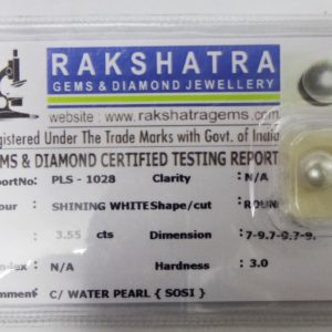 PEARL (S) PLS1028 3.550 Cts