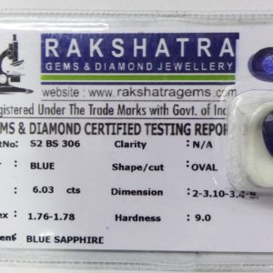 NEELAM S2BS306 6.030 Cts