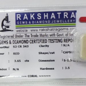 CORAL S2CR343 3.650 Cts