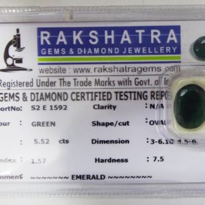 EMERALD. S2E1592 5.520 Cts