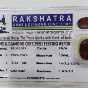 HESSONITE S2H1077  8.210  Cts