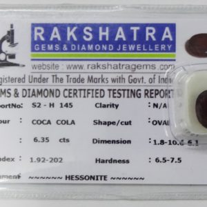 HESSONITE S2H145  6.350  Cts