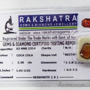 HESSONITE (S) S2HNS1314  3.380  Cts