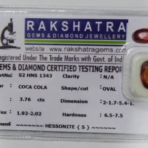 HESSONITE (S) S2HNS1343  3.760  Cts