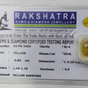 PUKHRAJ. S2PU1055 6.820 Cts