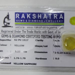 PUKHRAJ. S2PU1517 5.220 Cts