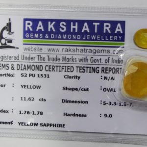 PUKHRAJ. S2PU1531 11.620 Cts