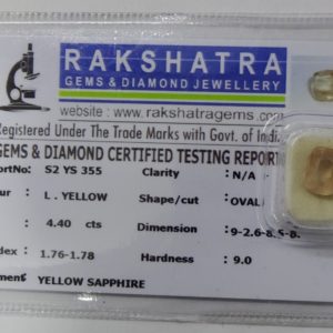 PUKHRAJ (S) S2YS355 4.400 Cts